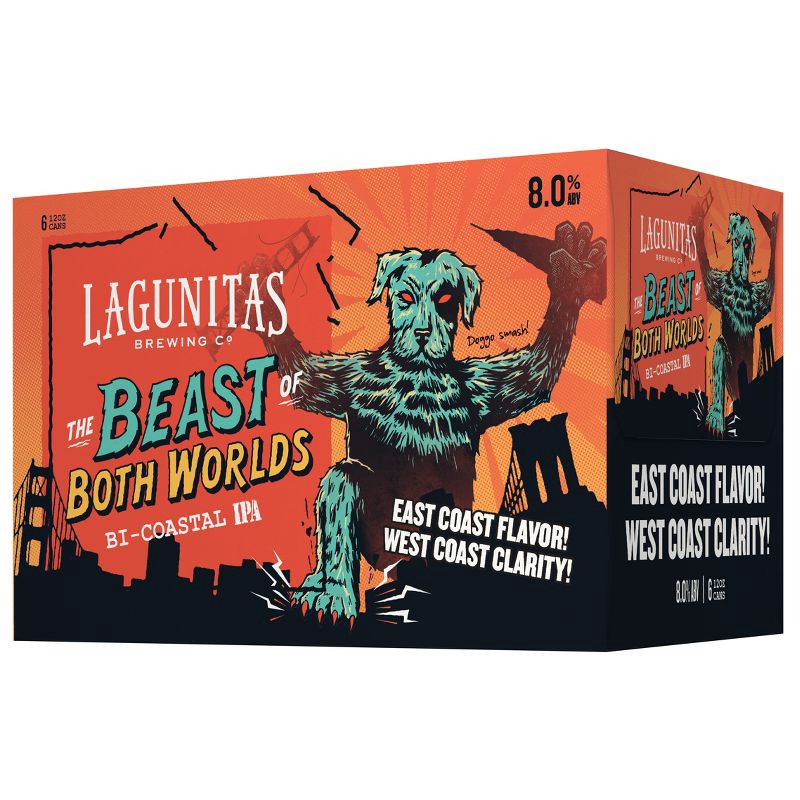 slide 3 of 4, Lagunitas Beast of Both Worlds - 6pk/12 fl oz Cans, 6 ct; 12 fl oz