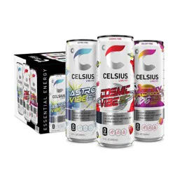 CELSIUS Sparkling Space Variety Pack Functional Energy Drink - 12pk/12 fl oz Cans