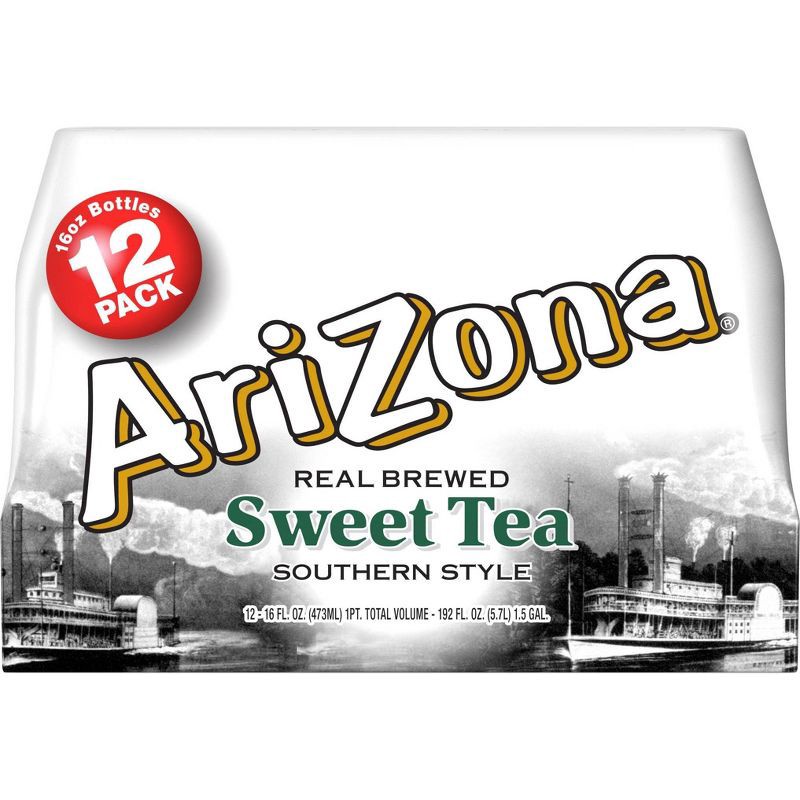 slide 2 of 4, AriZona Sweet Tea - 12pk/16 fl oz Bottles, 12 ct; 16 fl oz