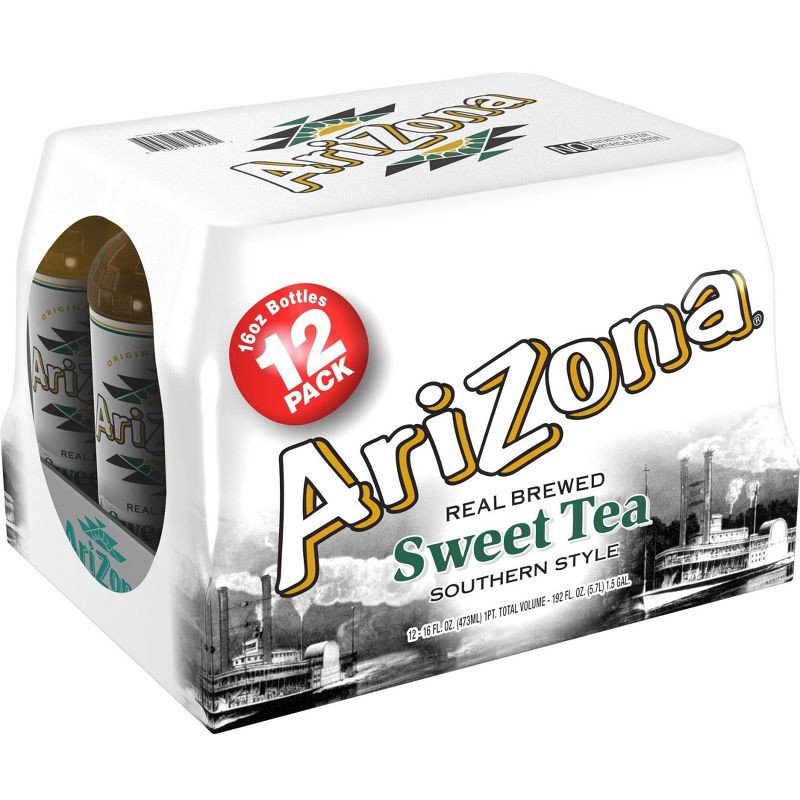 slide 1 of 4, AriZona Sweet Tea - 12pk/16 fl oz Bottles, 12 ct; 16 fl oz