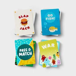 Family Card Games Favorites - Gigglescape™: Classic Playing Cards, 2-6 Players, Ages 4+, Social & Memory Skills