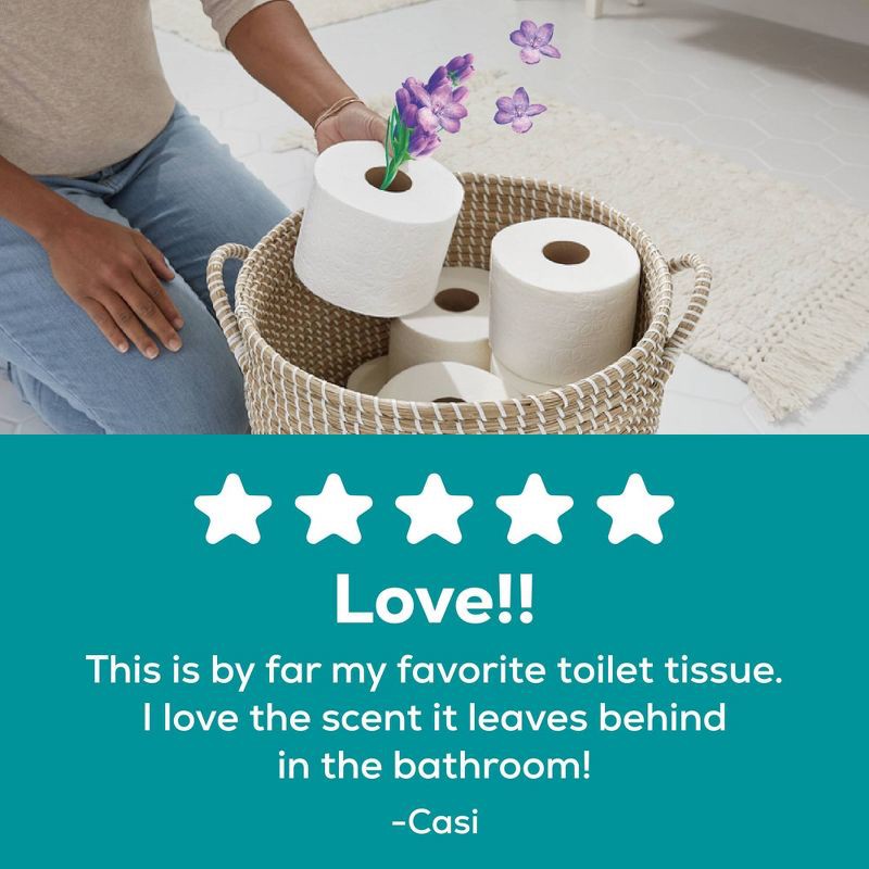 slide 5 of 6, Angel Soft Toilet Paper - 16 Lavender Mega Rolls, 1 ct