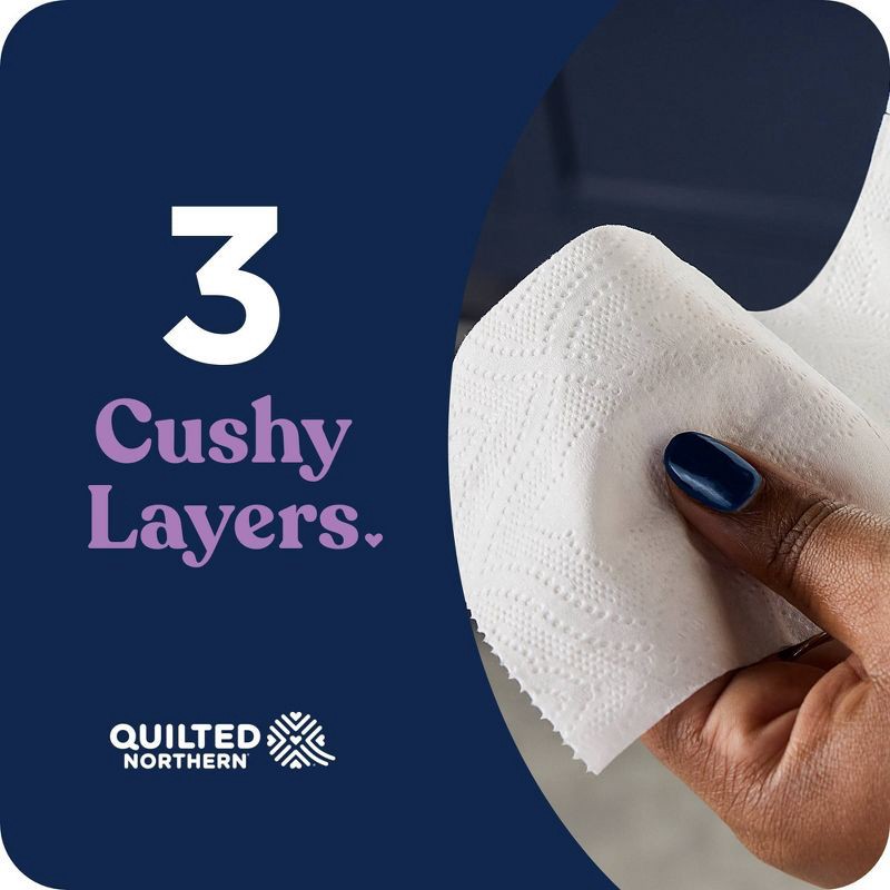 slide 3 of 9, Quilted Northern Ultra Plush Toilet Paper - 12 Mega Rolls, 1 ct
