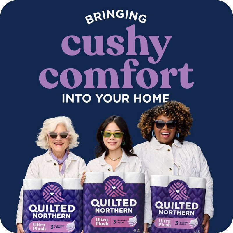 slide 2 of 9, Quilted Northern Ultra Plush Toilet Paper - 24 Mega Rolls, 1 ct