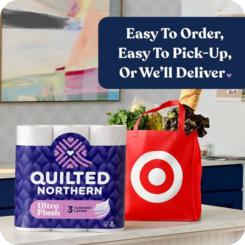 slide 7 of 9, Quilted Northern Ultra Plush Toilet Paper - 24 Mega Rolls, 1 ct