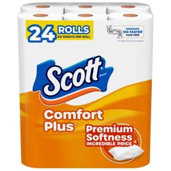 Scott Comfort Plus Toilet Paper - 24 Rolls