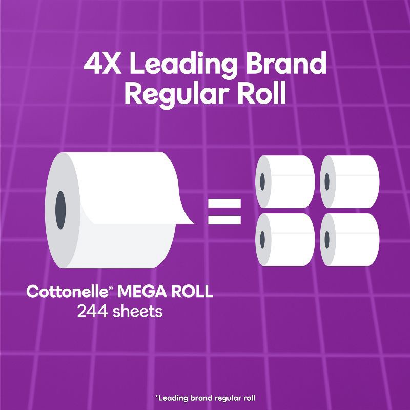 slide 3 of 8, Cottonelle Ultra Comfort Toilet Paper - 18 Mega Rolls, 1 ct