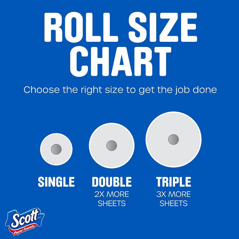 slide 6 of 8, Scott Paper Towels - 6 Triple Rolls, 1 ct