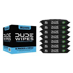 Dude Wipes Fragrance Free Flushable Wipes - 8pk/48ct