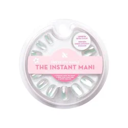 Olive & June Press-On Fake Nails - XS Round - Sheer Lavender Shimmer - 42ct