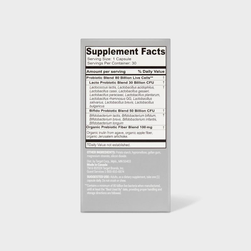 slide 4 of 6, Critical Care Probiotic Capsules - 30ct - up&up™, 30 ct