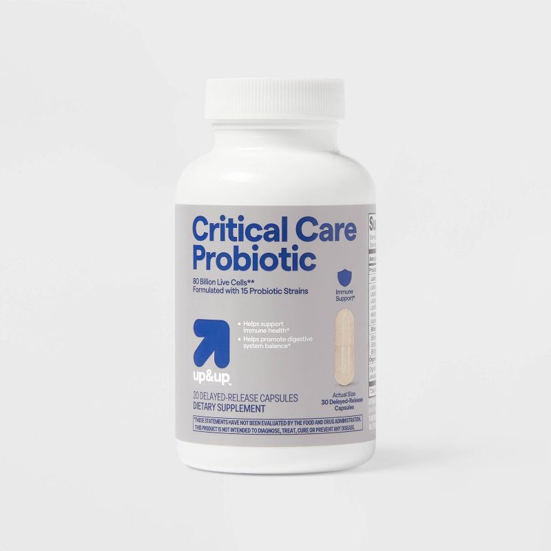 slide 5 of 6, Critical Care Probiotic Capsules - 30ct - up&up™, 30 ct