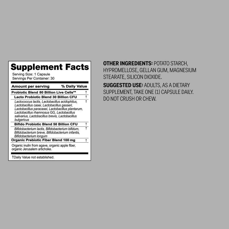 slide 6 of 6, Critical Care Probiotic Capsules - 30ct - up&up™, 30 ct