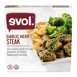 Evol Plated Meals Garlic Herb Steak & Potatoes - 10oz