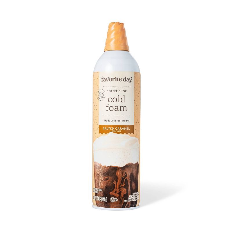 slide 1 of 3, Salted Caramel Cold Foam - 13oz - Favorite Day™, 13 oz