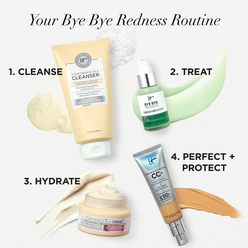 slide 9 of 9, IT Cosmetics Bye Redness Serum - 1 fl oz - Ulta Beauty, 1 fl oz