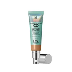 IT Cosmetics CC+ Matte Cream - Tan - 1.08oz - Ulta Beauty: SPF 40, Full Coverage, Moisturizing, Oil Control
