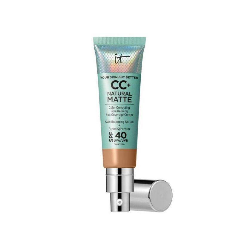 slide 1 of 7, IT Cosmetics CC+ Matte Cream - Tan - 1.08oz - Ulta Beauty, 1.08 fl oz