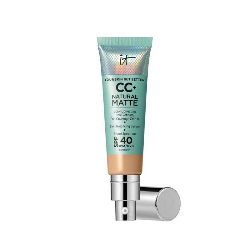 slide 1 of 7, IT Cosmetics CC+ Matte Cream - Medium Tan - 1.08oz - Ulta Beauty, 1.08 fl oz