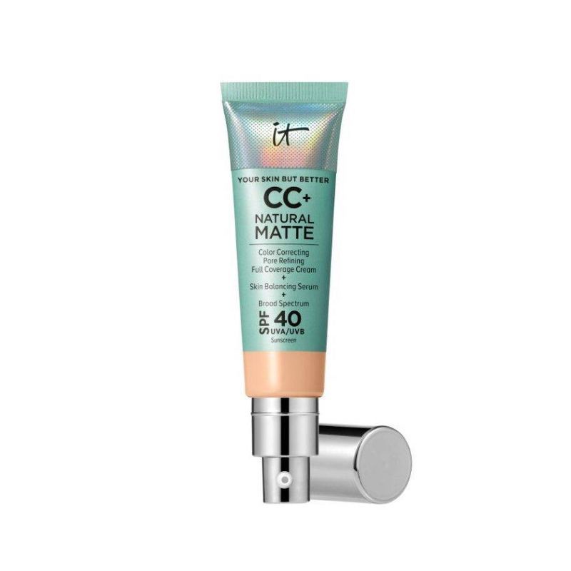 slide 1 of 7, IT Cosmetics CC+ Matte Cream - Light Medium - 1.08oz - Ulta Beauty, 1.08 fl oz