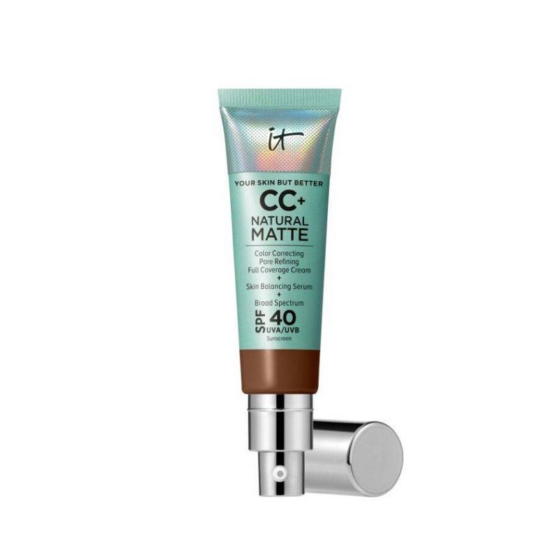 slide 1 of 7, IT Cosmetics CC+ Matte Cream - Deep Bronze - 1.08oz - Ulta Beauty, 1.08 fl oz