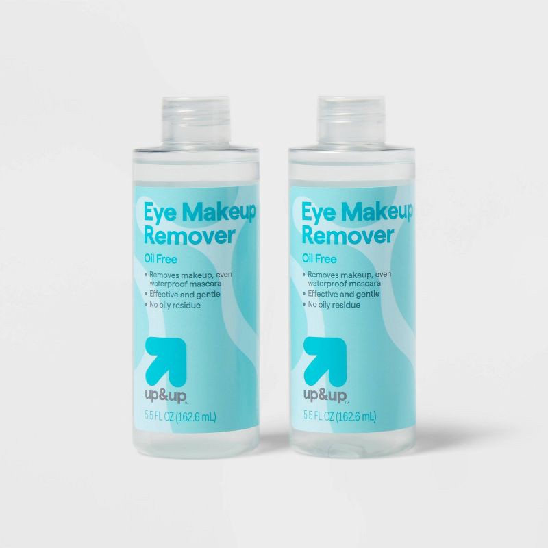 slide 3 of 5, Face Makeup Remover - 5.5fl oz/2pk - up&up™, 5.5 fl oz, 2 ct