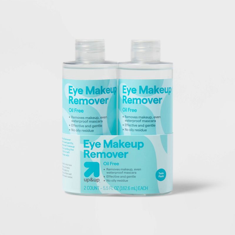 slide 1 of 5, Face Makeup Remover - 5.5fl oz/2pk - up&up™, 5.5 fl oz, 2 ct