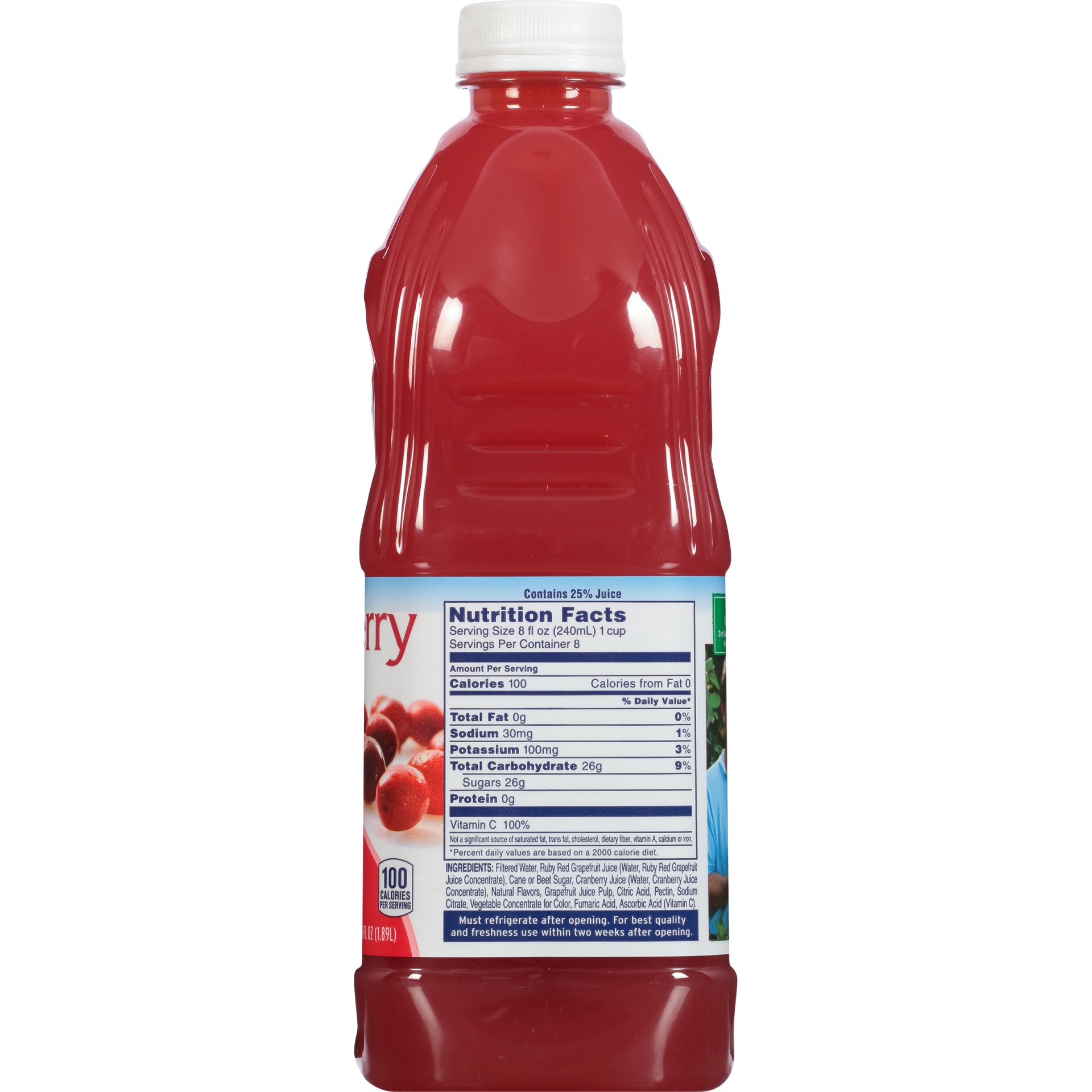 slide 4 of 8, Ocean Spray Blend Ruby Cranberry Juice Drink - 64 fl oz, 64 fl oz