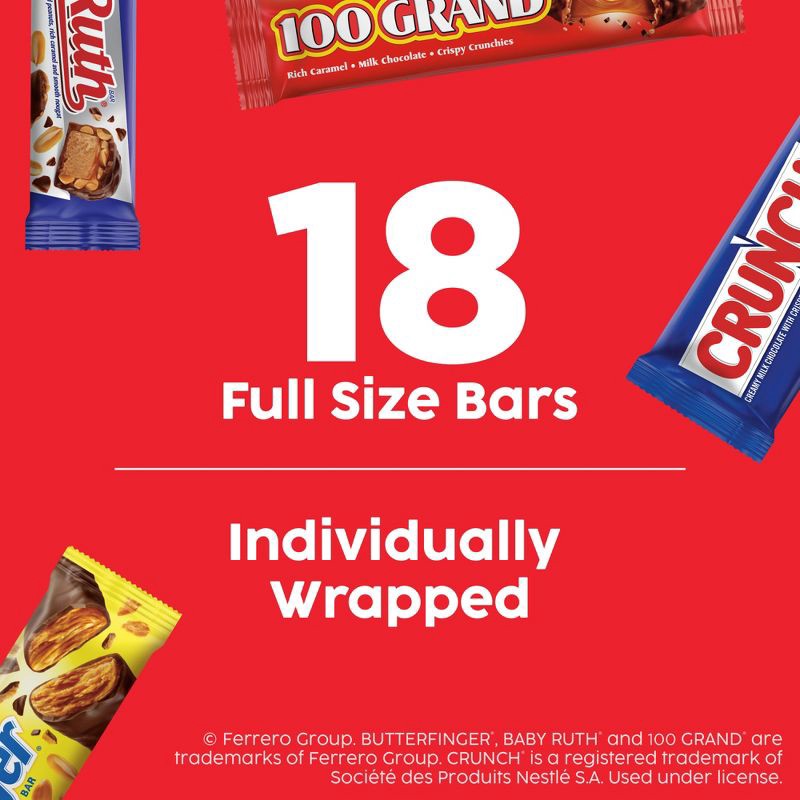 slide 4 of 8, Butterfinger Assorted Candy Variety Box - 18ct/31.2oz, 18 ct, 31.2 oz