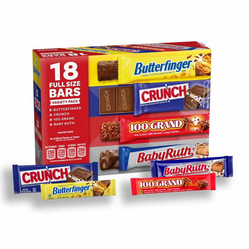 slide 1 of 8, Butterfinger Assorted Candy Variety Box - 18ct/31.2oz, 18 ct, 31.2 oz
