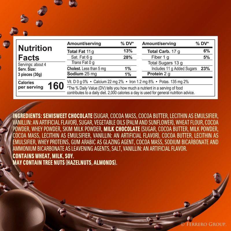 slide 2 of 7, Ferrero Rocher Rondnoir Candy - 4.8oz/14ct, 4.8 oz, 14 ct