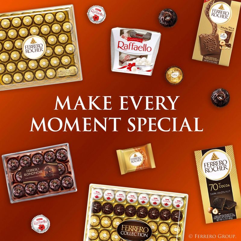 slide 7 of 7, Ferrero Rocher Rondnoir Candy - 4.8oz/14ct, 4.8 oz, 14 ct