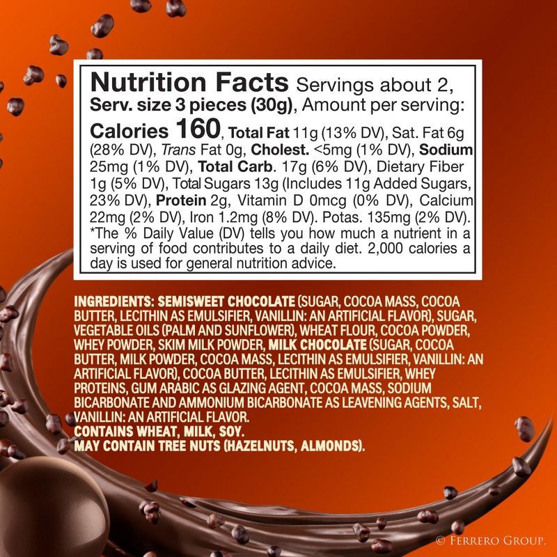 slide 2 of 7, Ferrero Rocher Rondnoir Candy - 8ct/2.7oz, 8 ct; 2.7 oz