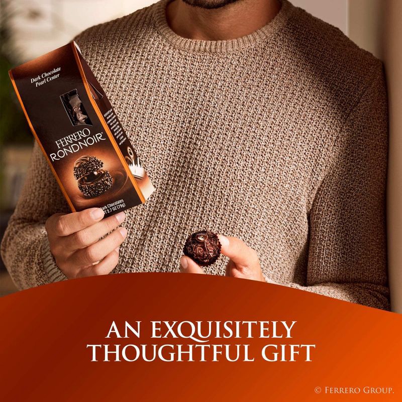 slide 5 of 7, Ferrero Rocher Rondnoir Candy - 8ct/2.7oz, 8 ct; 2.7 oz