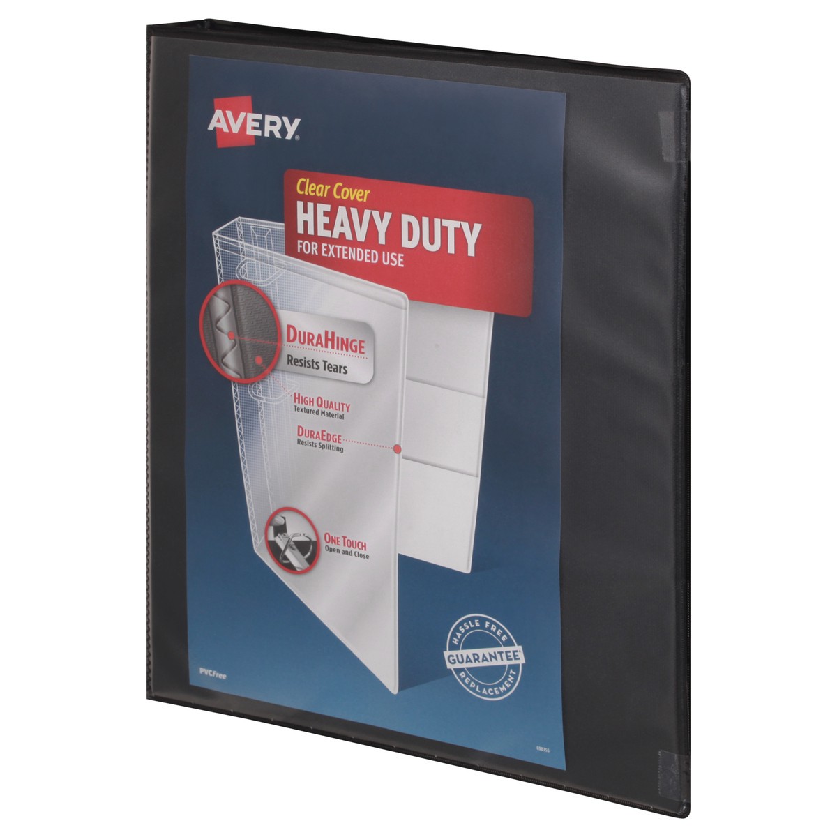 slide 4 of 11, Avery 1 Inch Heavy Duty Clear Cover Binder 1 ea, 1 ct