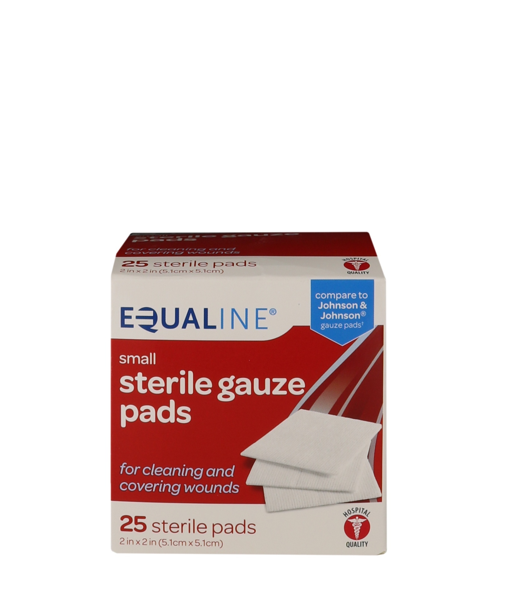 slide 1 of 1, Equaline Pad Guaze 2In, 25 ct