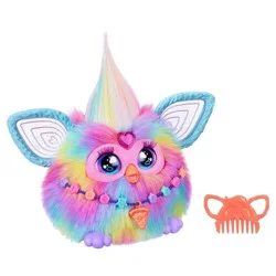 Furby Tie-Dye: Interactive Animal Figure, 9", Ages 6+