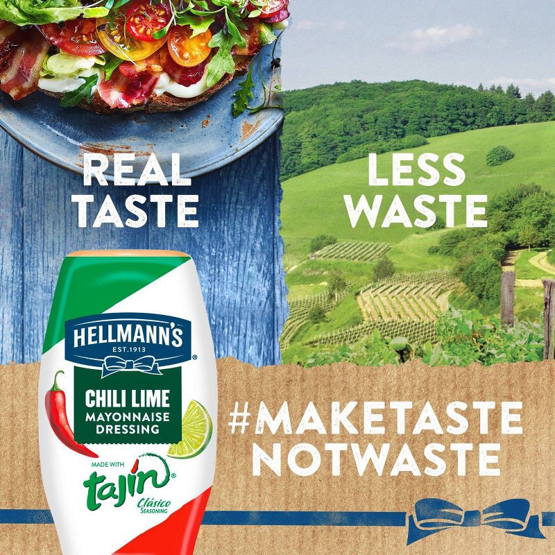 slide 4 of 9, Hellmann's Chili Lime Mayonnaise Spread & Dressing Made With Tajin - 11.5oz, 11.5 oz