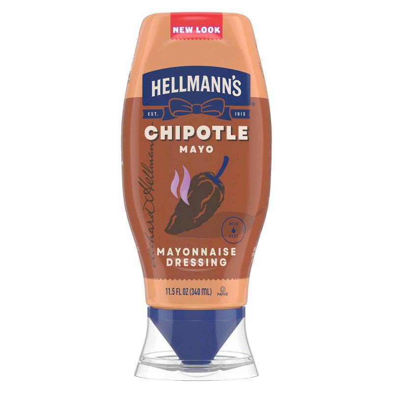 slide 1 of 7, Hellmann's Hellman's Chipotle Mayonnaise Mild Spread & Dressing - 11.5oz, 11.5 oz