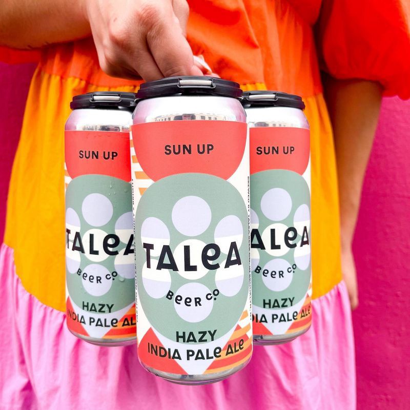 slide 6 of 7, TALEA Beer Co. Sun Up Hazy IPA - 4pk/16 fl oz Cans, 4 ct; 16 fl oz