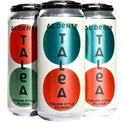 TALEA Beer Co. Al Dente Italian Style Pilsner - 4pk/16 fl oz Cans