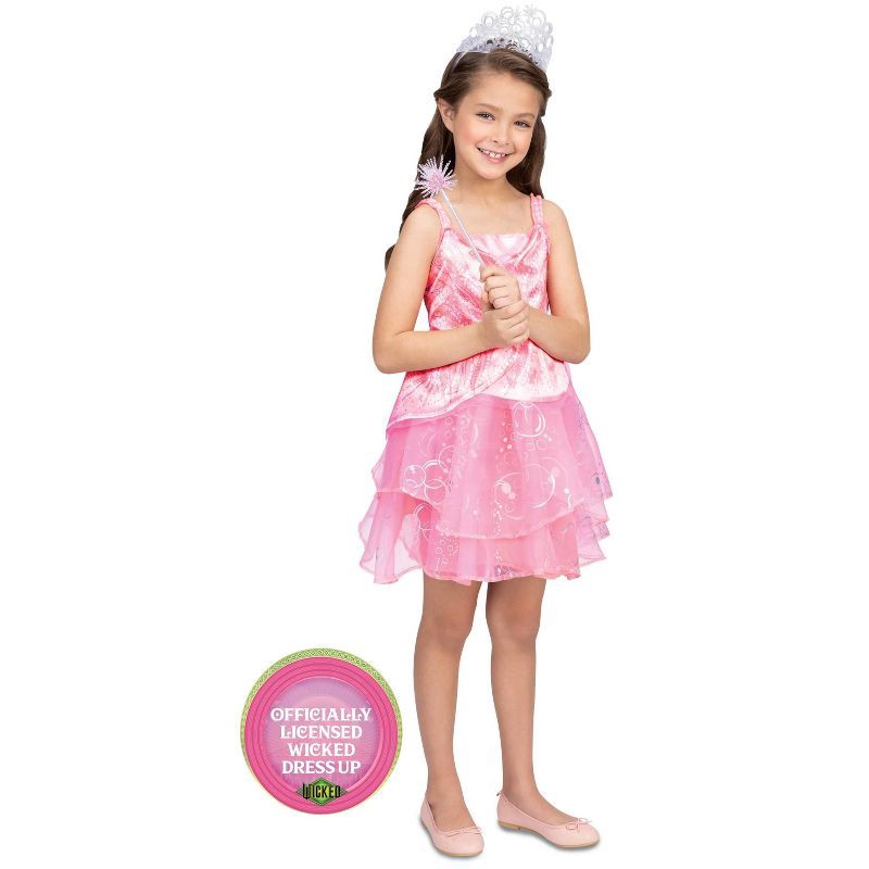 slide 1 of 7, Wicked Deluxe Glinda Pink Bubble Dress Up Set, 1 ct