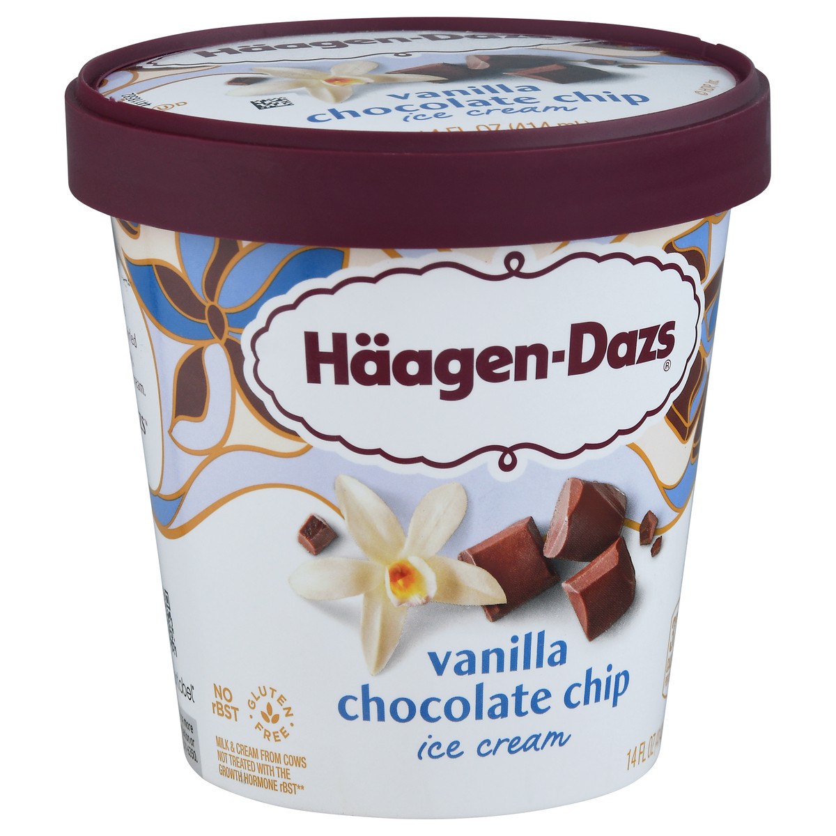 slide 3 of 13, Häagen-Dazs Vanilla Chocolate Chip Ice Cream 14 fl oz, 14 fl oz