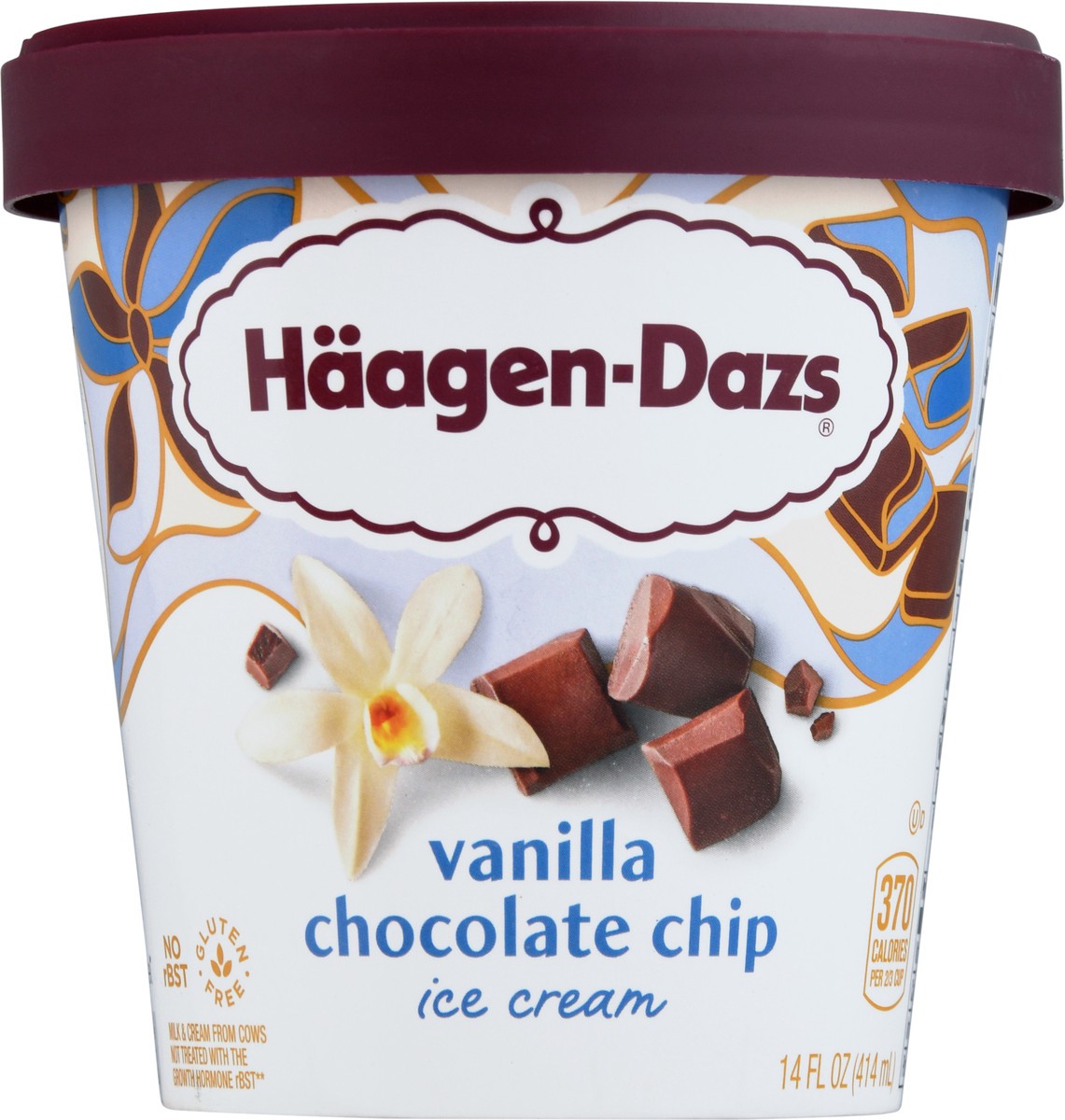 slide 12 of 13, Häagen-Dazs Vanilla Chocolate Chip Ice Cream 14 fl oz, 14 fl oz