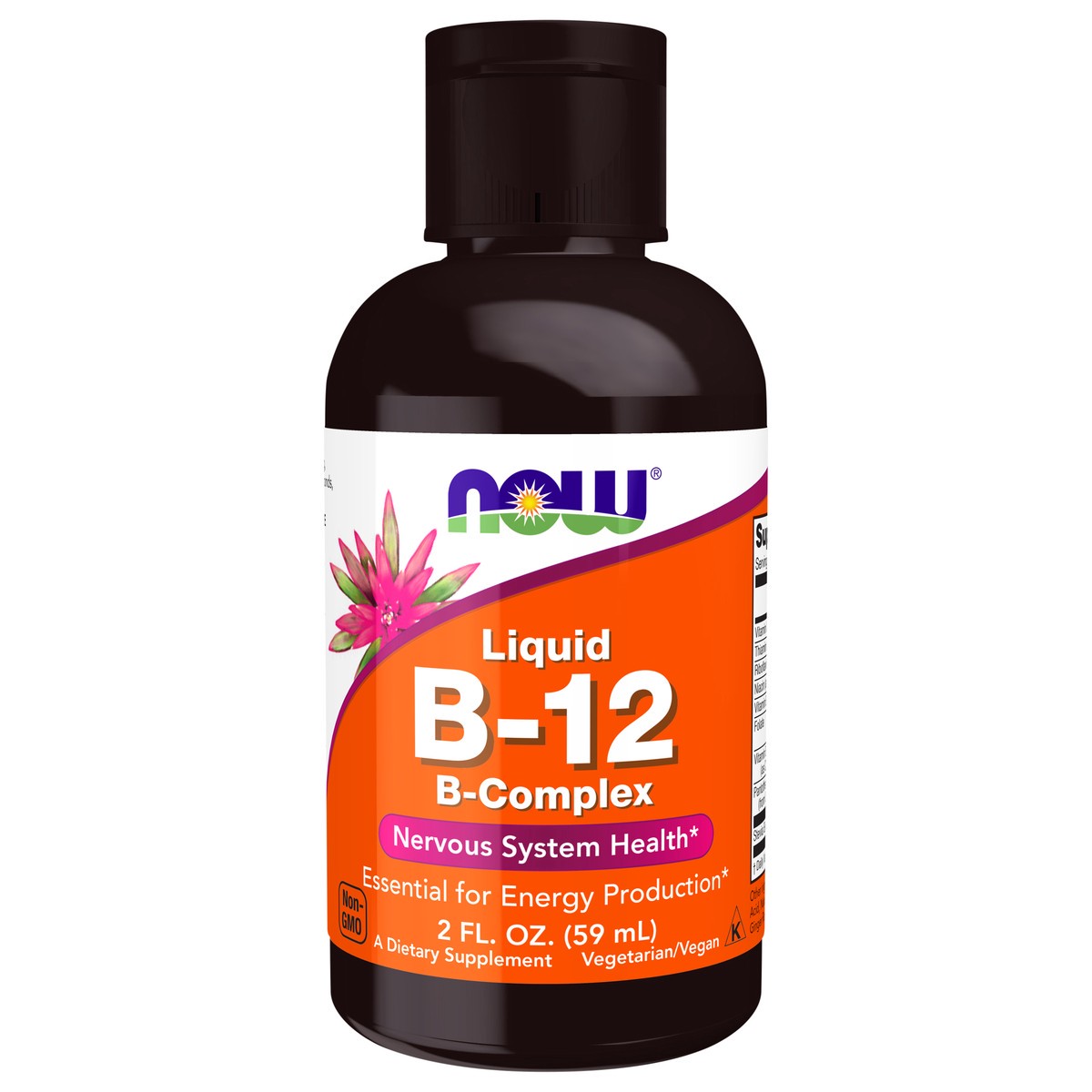 slide 1 of 7, NOW Vitamin B-12 Complex Liquid - 2 fl. oz., 2 fl oz