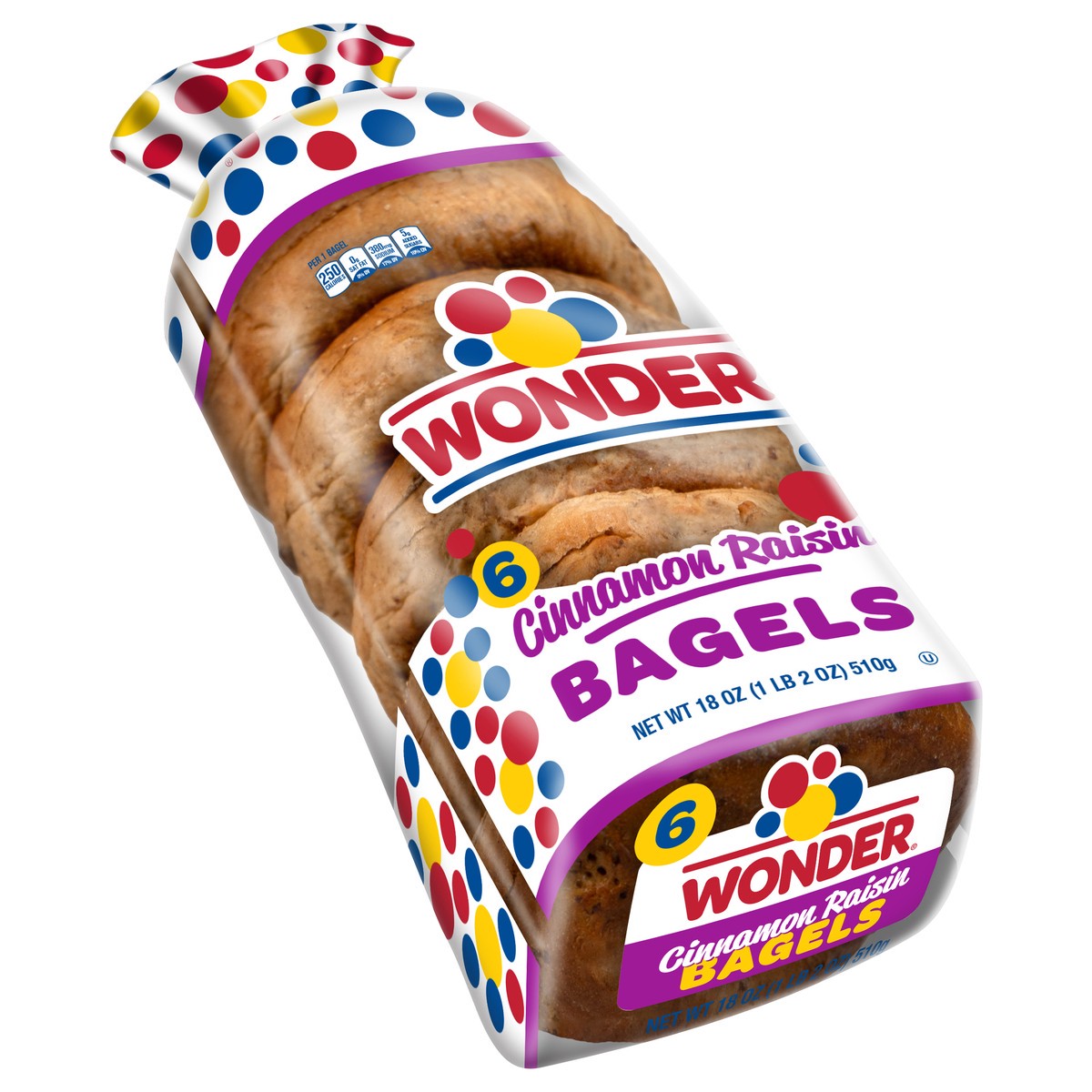 slide 4 of 4, Wonder Bagels, 18 oz