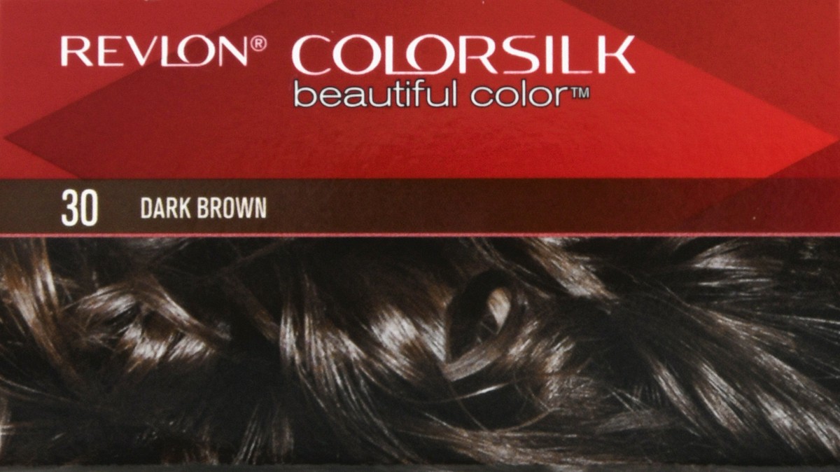 slide 6 of 12, Colorsilk Beautiful Color 30 Dark Brown Permanent Hair Color 1 ea, 1 kit