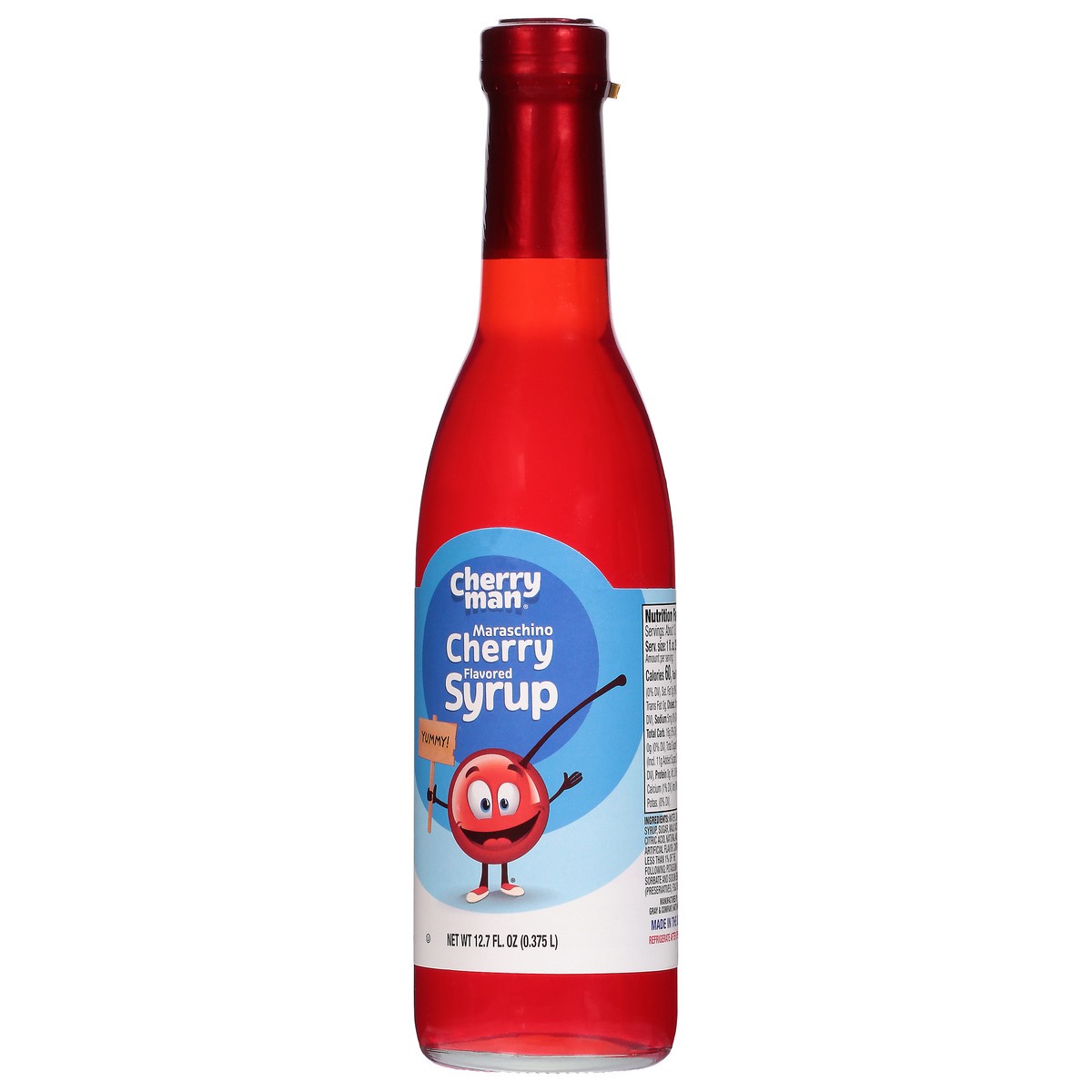 slide 3 of 9, CherryMan Maraschino Cherry Flavored Syrup 12.7 fl oz Bottle, 12.7 fl oz