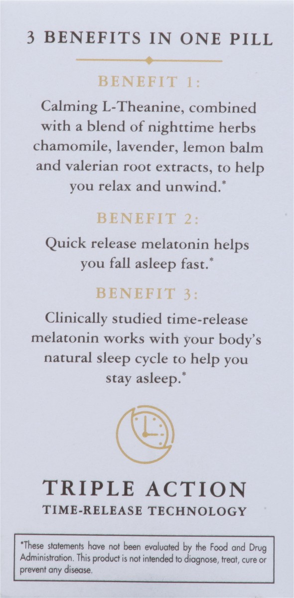 slide 5 of 9, Solgar Triple Action Sleep 60 Tri-Layered Tablets, 60 ct