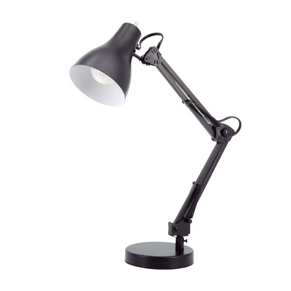 slide 1 of 3, Realspace Trazio Led Architect Task Lamp, 20''H, Black, 1 ct